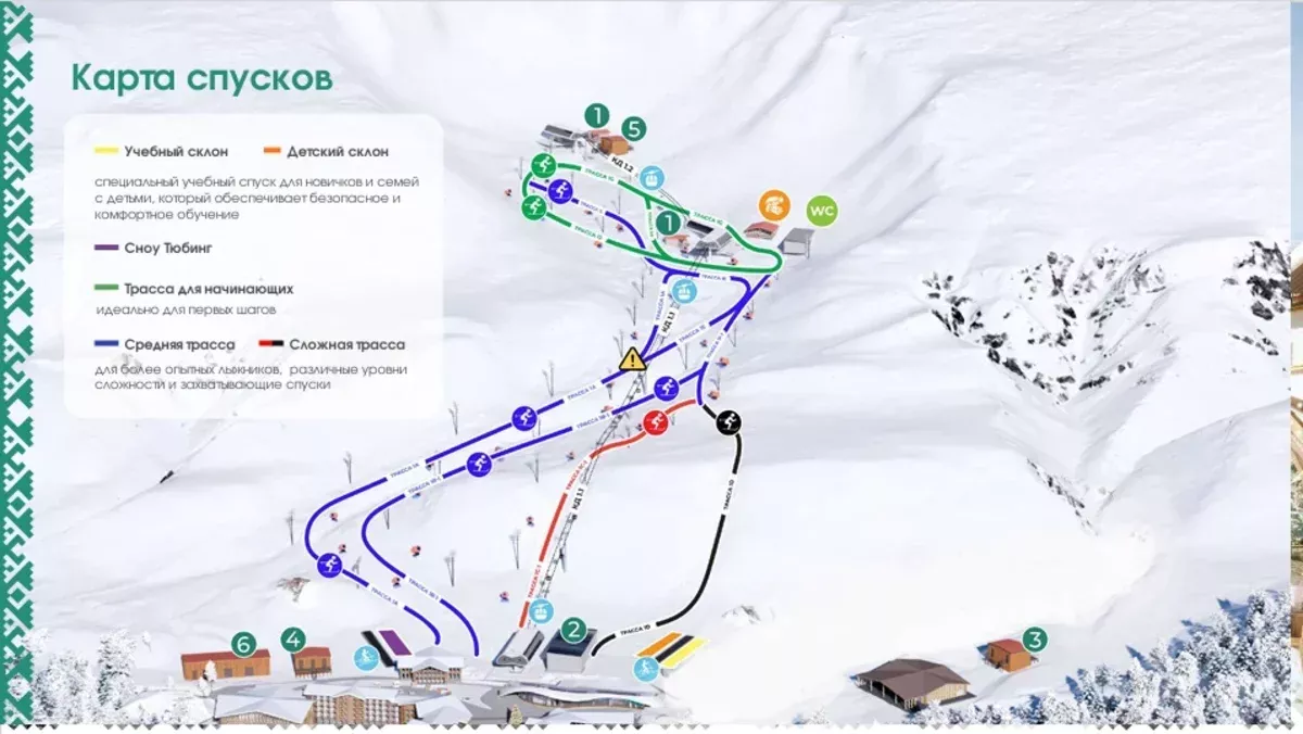 Проект трасс курорта «Рай-Из» на Ямале